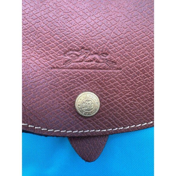 Longchamp Cobalt Le Pliage Original Nylon Leather Trim Foldable Backpack main image 6